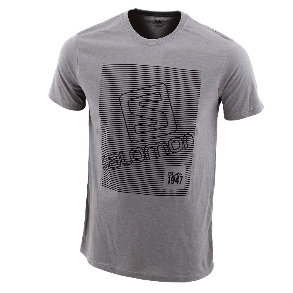 Salomon T-Shirts Herre Grå - FINELINE SS M (PSFOZ-0614)